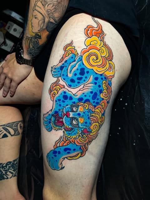 Tattoo work by Marcos